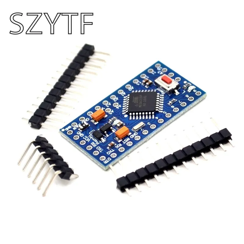 Pro Mini 328 3 V/8 M 5V/16M ATMEGA328 ATMEGA328P-AU V/8MHz 5V/16MHZ для Arduino | Электронные компоненты и