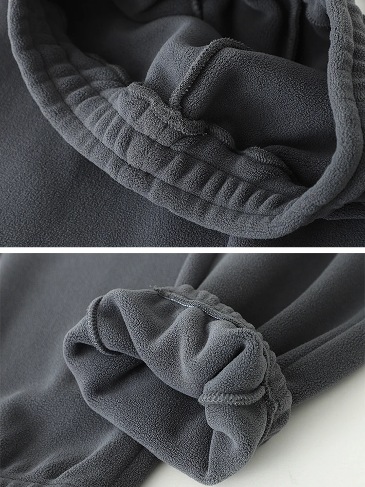 Осень-зима теплые толстые флисовые спортивные брюки женские мягкие штаны с