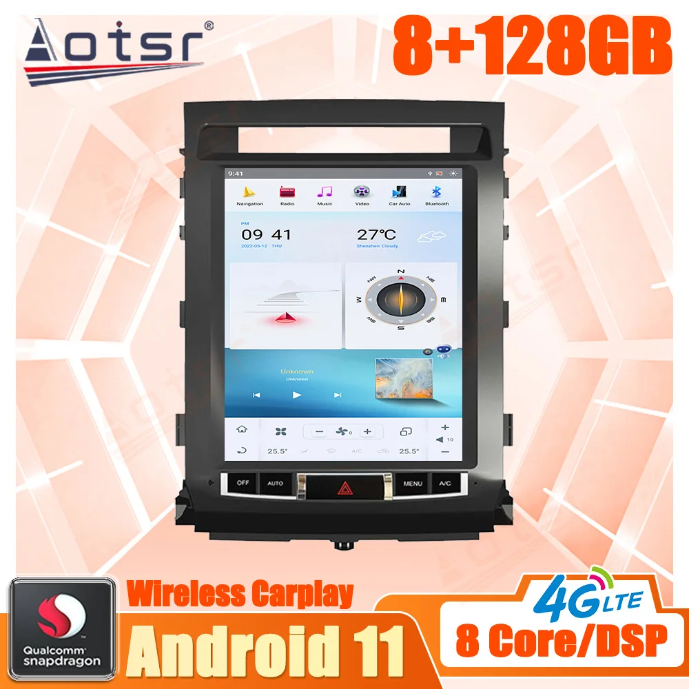 

Android для TOYOTA LAND CRUISER LC200 GX GXL 2008-2015 Автомобильный мультимедийный радиоприемник стерео плеер GPS Navi головное устройство Qualcomm Snapdragon