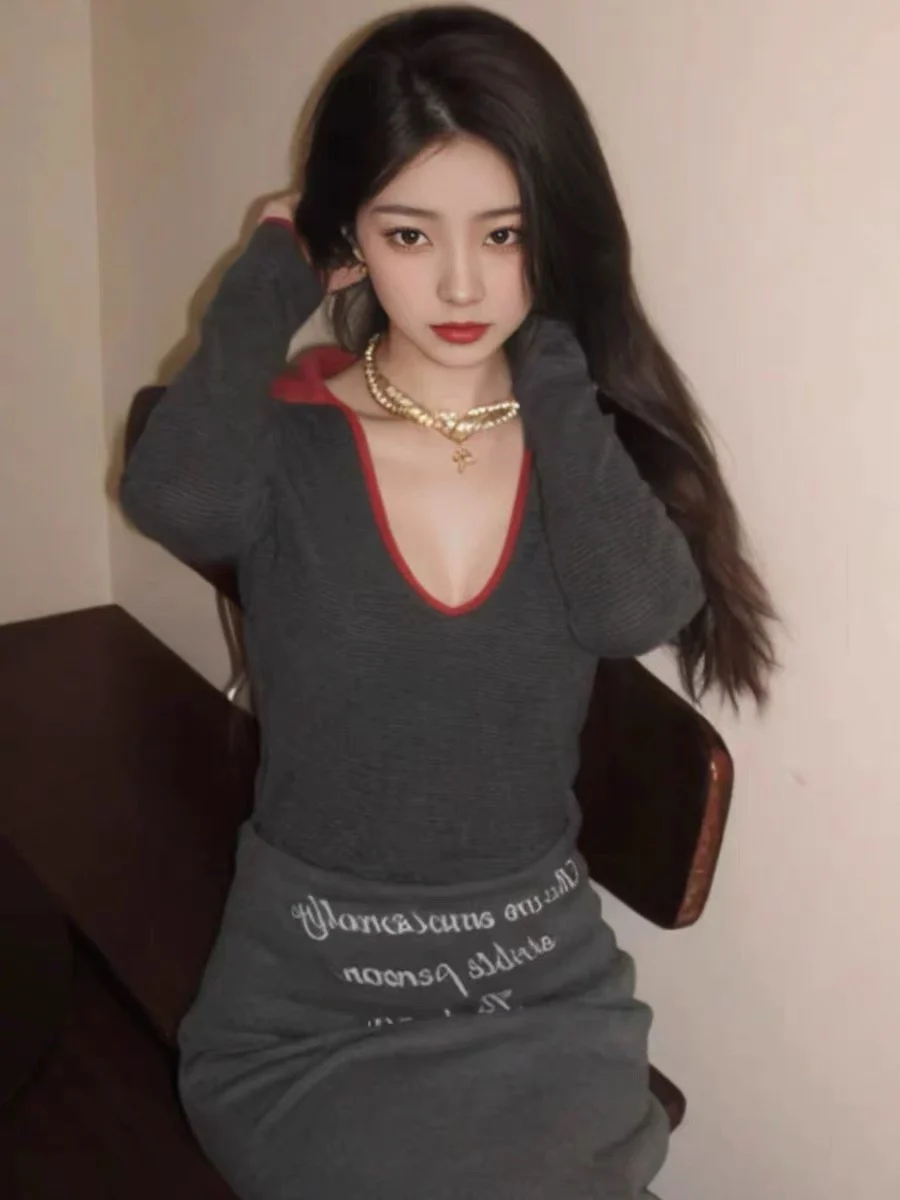 Hero Lvetong оригинальная осенне-зимняя рубашка с длинными рукавами облегающая