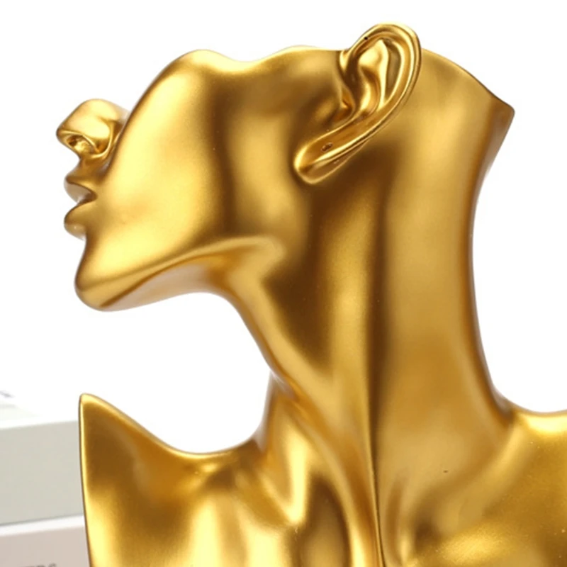 2022 New Necklace Earring Mannequin Head Holder Bust Stand Model Store Jewelry Display Necklace Stand Holder Rack for Pendant