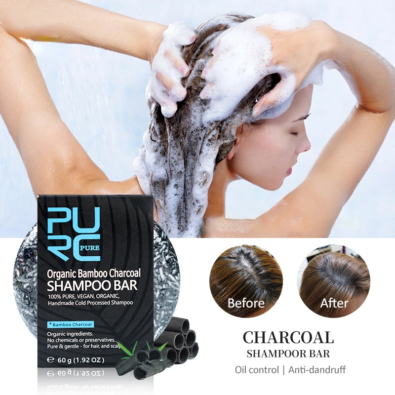 Hair Care Darkening Shampoo Bar Repair Gray White Hair Color Dye Face Hair Body Shampoo Natural Organic Hair Washing Soap