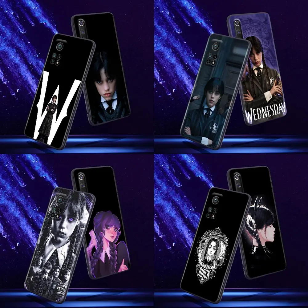 

Wednesday Addams Tv Film Silicone Case For Mi 10 Pro Case For Xiaomi Mi A2 8 9 SE 9T 10 10T 10S CC9 E Note 10 Lite Pro 5G Cover