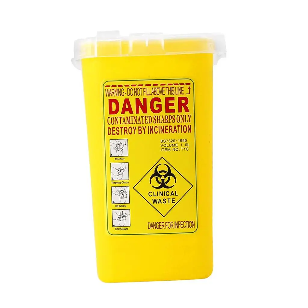 

Sharps Container Bin Biohazard Waste Collecting Box