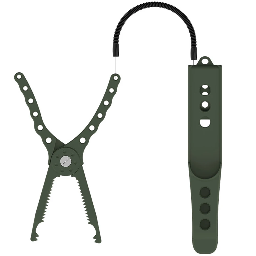 

2022 New Fishing Pliers Multi-Tool Portable Fish Controller Tongs With Carabiner Live Fish Buckle Clamp Clip Fishing Tackles