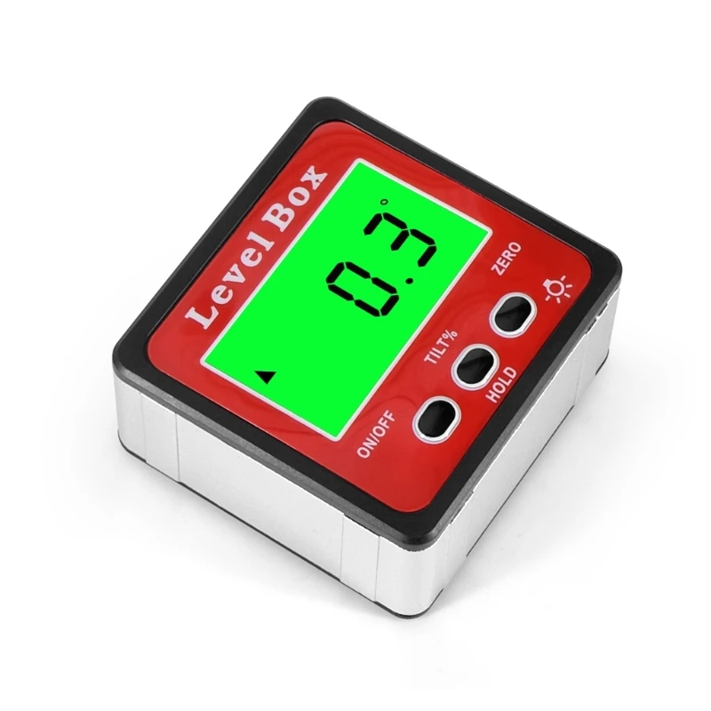 

Digital Angle-Finder ,4-side Strong Angle Gauges, Box Inclinometer Protractor Woodworking Measuring Tool KXRE