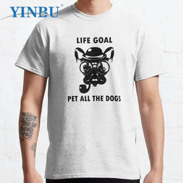 

Life Goal Pet All The Dog футболка модная мужская одежда 2023 забавная рубашка