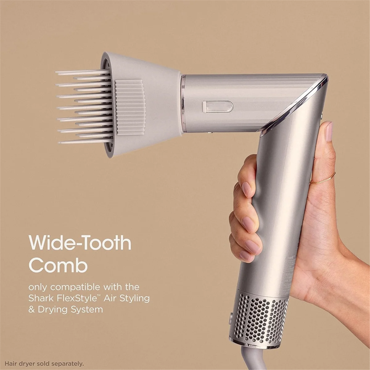 Для расчески Shark XSKHD4WTCA FlexStyle с широкими зубьями насадка-расческа для фена системы