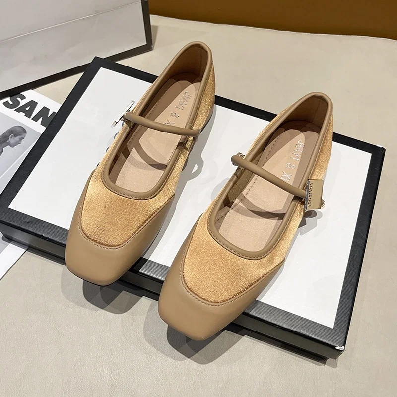 Женские туфли ручной работы из натуральной коровьей кожи на плоской подошве с