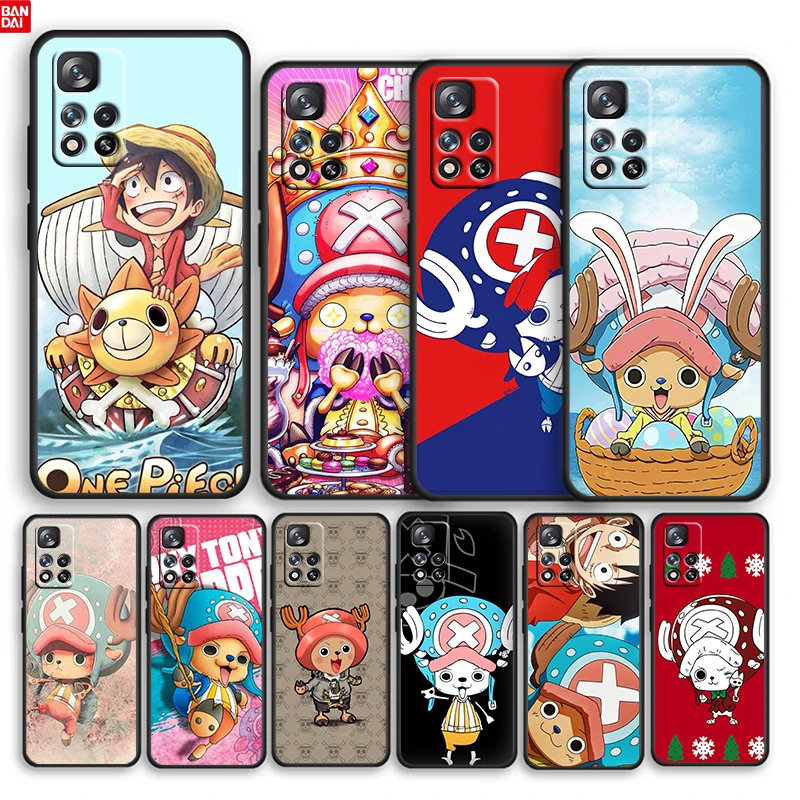 

Cool ONE PIECE Boys For Xiaomi Redmi Note 11 10 11T 10S 9 9S 8 7 5G 4G Soft Silicone Black Phone Case Fundas Coque Capa Cover