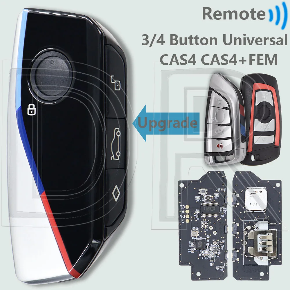 

DR 315/433 МГц ID49 PCF7945P Чип CAS4 CAS4 + FEM Обновление бесконтактного автомобильного дистанционного ключа для BMW 1 3 5 6 7 X1 X2 X3 X5 X6 X7 GT F Series