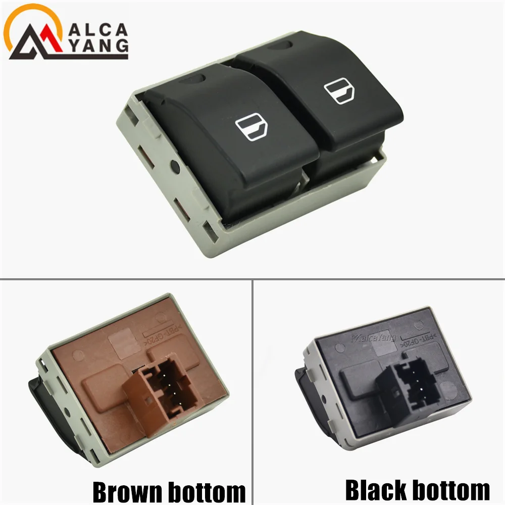 New Electric Window Double Switch Button For VW Polo 9N 2001-2010 Seat Ibiza Cordoba 6Q0 959 858 6Q0959858 images - 6