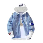 Джинсовая куртка для мужчин, Новинка весна-осень, модный бренд в Гонконге, красивая куртка с отложным воротником, модная куртка в Корейском стиле для инструментов