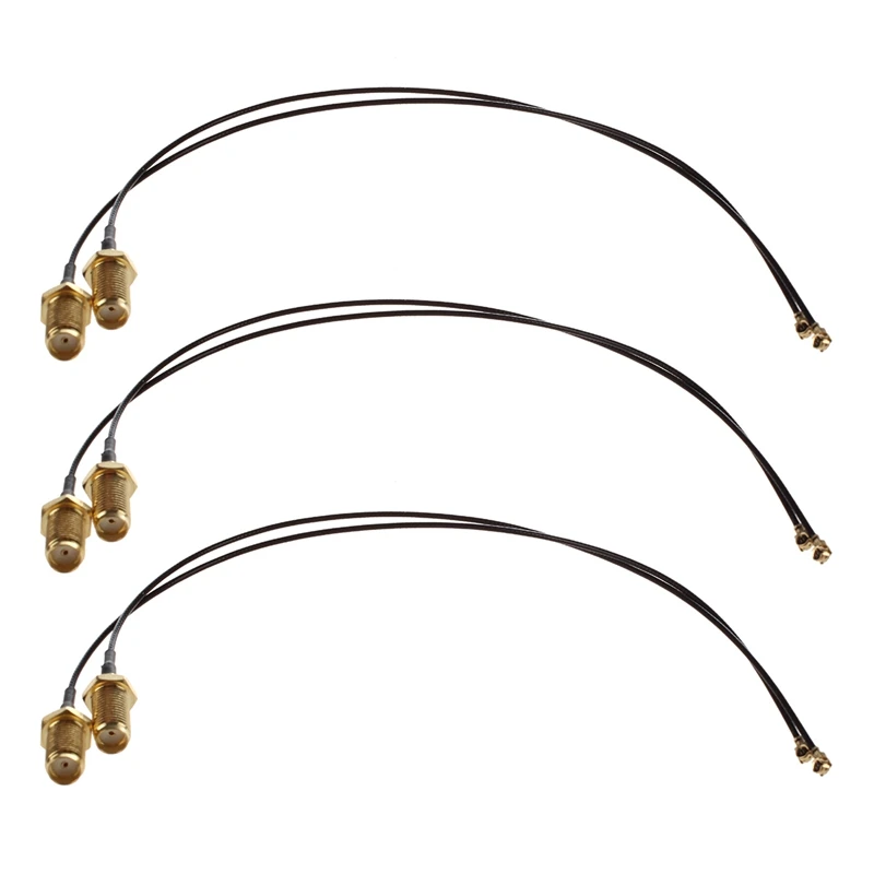 

6 шт. Антенны WLAN Pigtail HIROSE U.Fl SMA Box, кабель адаптера IPEX RSMA 20 см