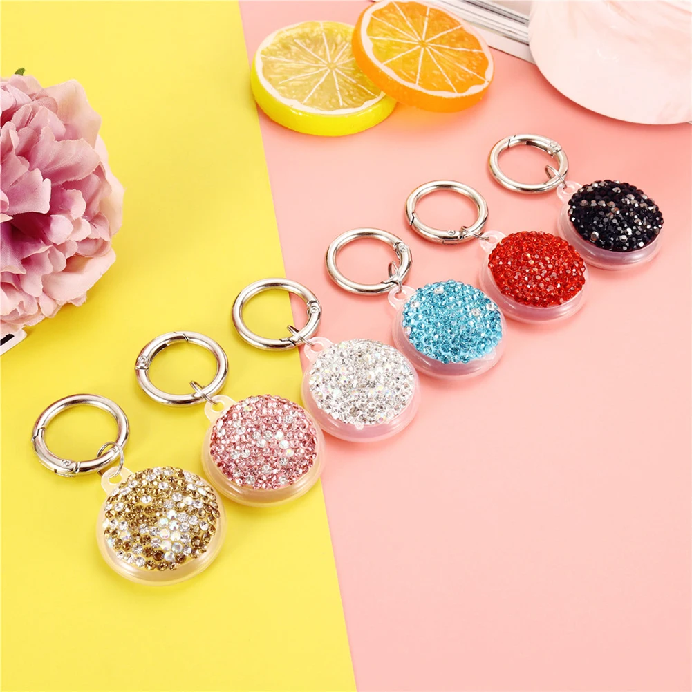 

Keychain Cover for Apple Airtags Case Protective Cover Bumper Shell Tracker Accessories Anti-scratch Air Tag Key Ring Holder