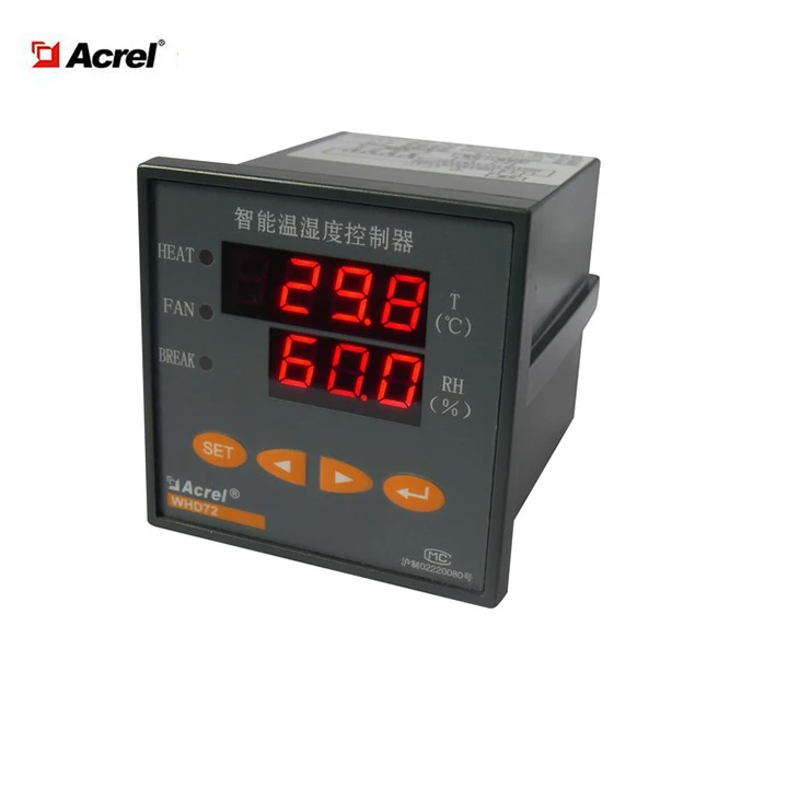 

WHD72-11/C led display temperature humidity controller with rs485 rtu