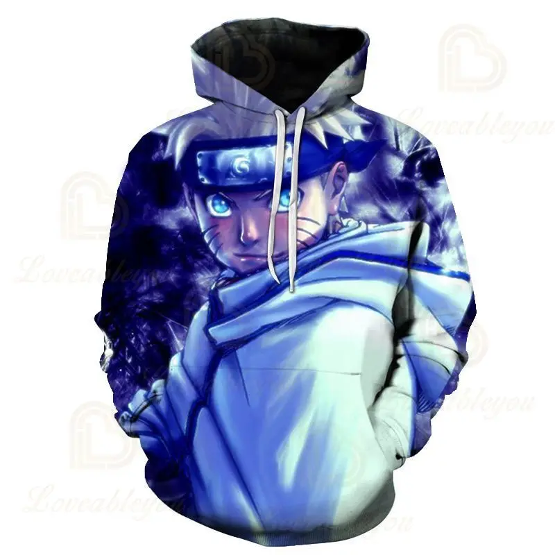 Толстовка унисекс с длинным рукавом повседневный Свободный свитшот аниме