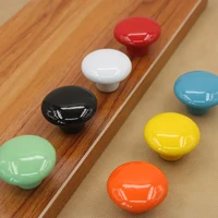 ceramic cabinet knob colorfull children handles for furniture drawer knobs cupboard pulls