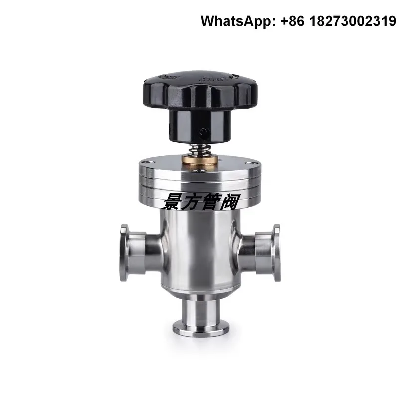 Ручная вакуумная перегородка KF val ve трехходовой угловой клапан изоляционная GD