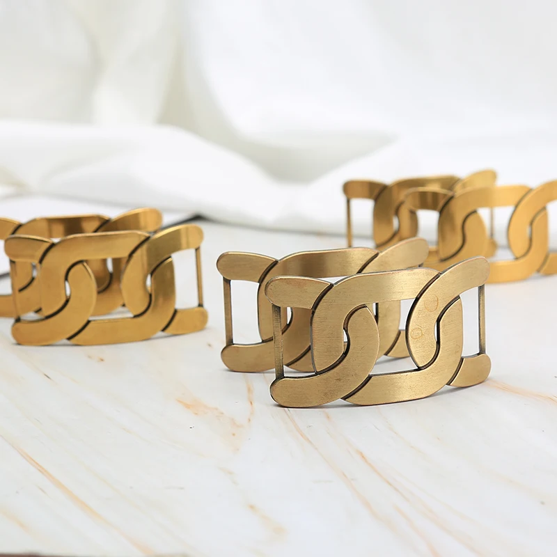 Loafer Bronze Hardware Buckle Accessories Shoe Flower Accessories Trend New Slippers Handmade DIY Women's Shoes Leather Buckle