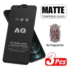 1-3 шт. AG матовое закаленное стекло для IPhone 12 13 Pro Max Mini, матовые Защитные пленки для IPhone 11 Pro XS Max XR X 7 8 Plus SE