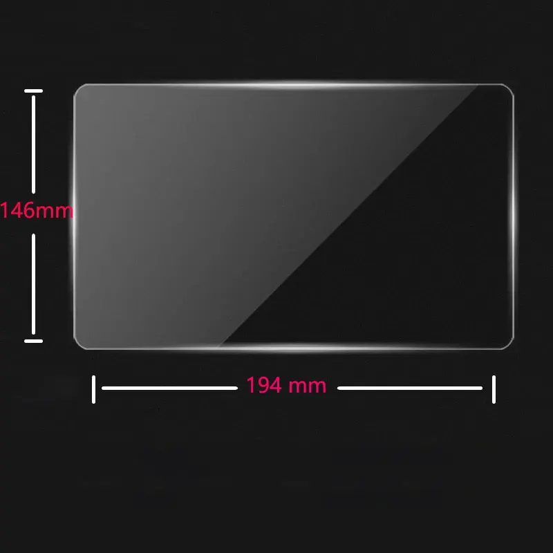 

194x146 мм пленка из закаленного стекла для автомобиля GPS автомобильные наклейки для автомобиля gps Навигация DVD стерео радио dispalyscreen против царапин