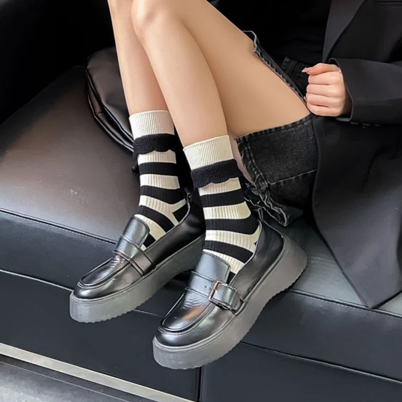 5 Pair /Lot Comfortable Luxury Women Accessories Lace Socks Kawaii Girl Socks  Students Beautifu Street Style Cute Fashion New