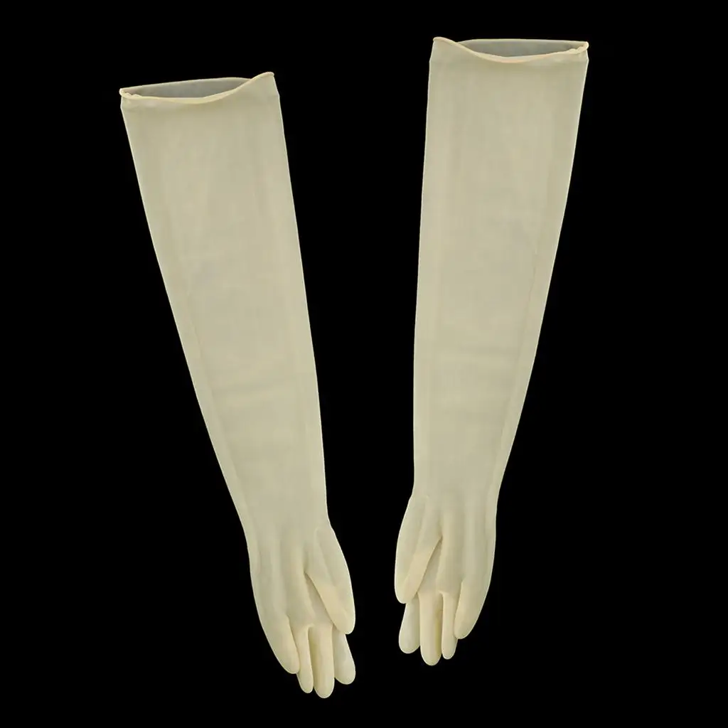 

Industrial Agriculture Kitchen Rubber Gloves Light Yellow