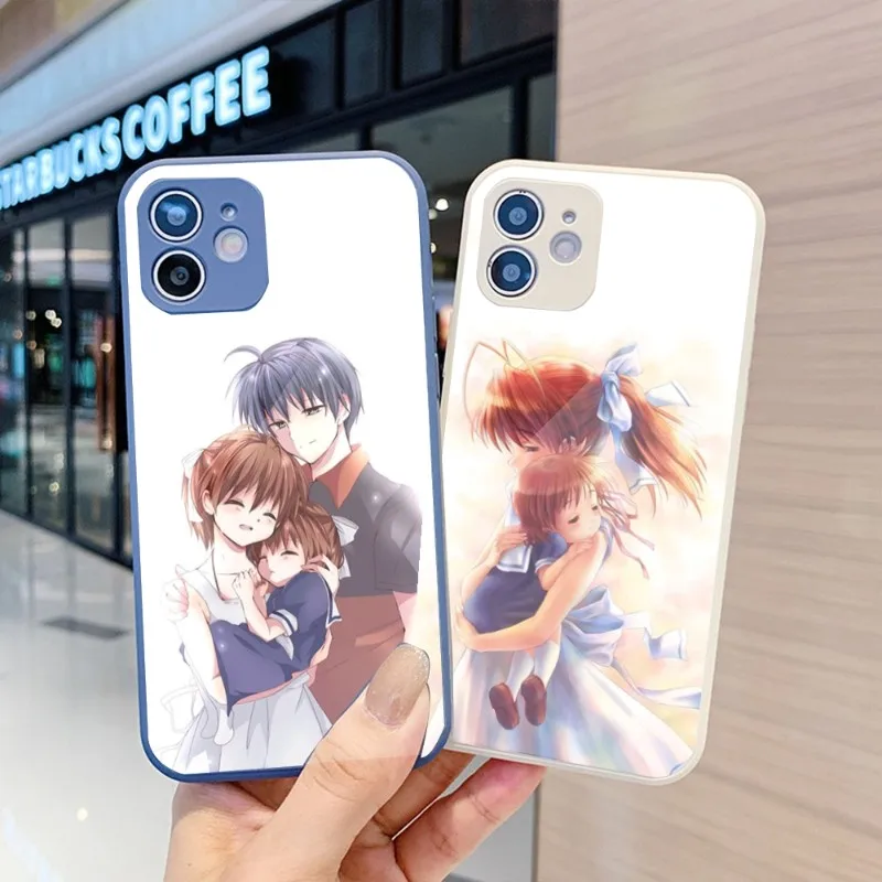 Чехол Clannad After для телефона IPhone 14, 13, 12, 11 Pro Max, X, XR, XS, 8, 7 Plus, цветной чехол из жидкого стекла