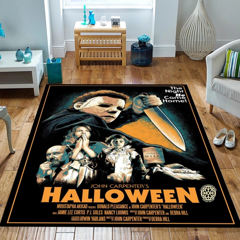 Хэллоуинский коврик Hypebeast Horror для гостиной комнаты детей, декор дома, подарки.