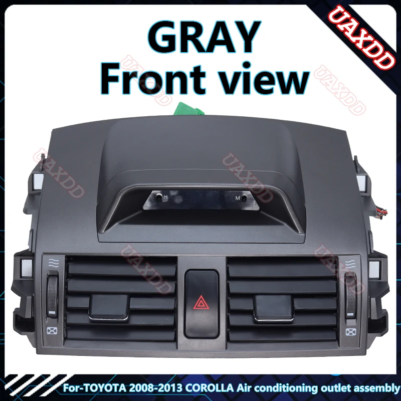 

Для TOYOTA 2008-2013COROLLA Передняя панель автомобиля центральный A/C решетка вентиляционные отверстия Кондиционер Выход внутренняя решетка складной аксессуар