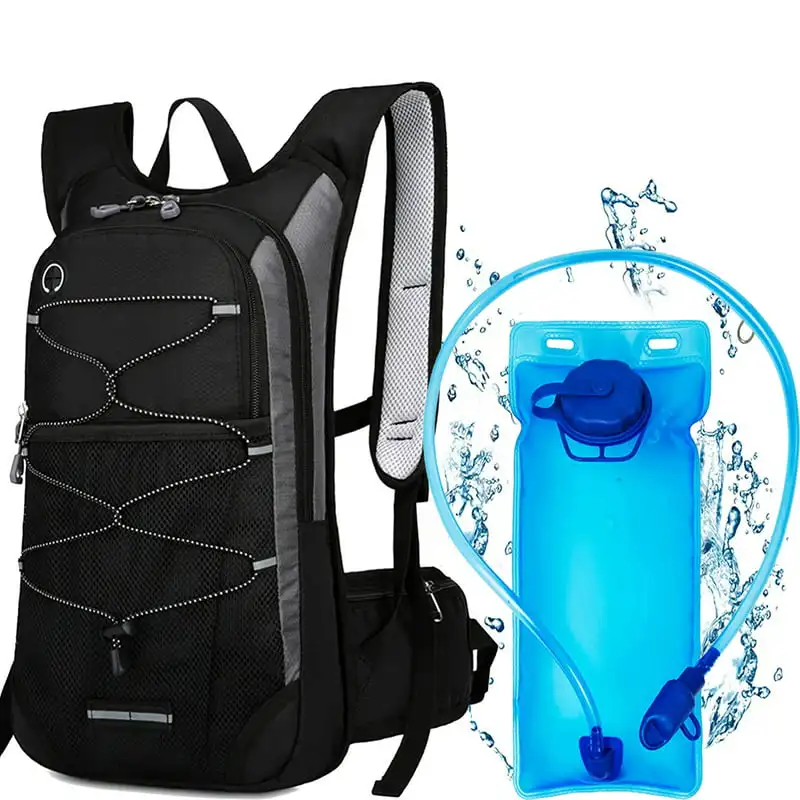 

Pack, Insulated Hydration Backpack with 2L BPA Free Water Bladder and Storage, Hiking Backpack for Running, Cycling, Camping,18L