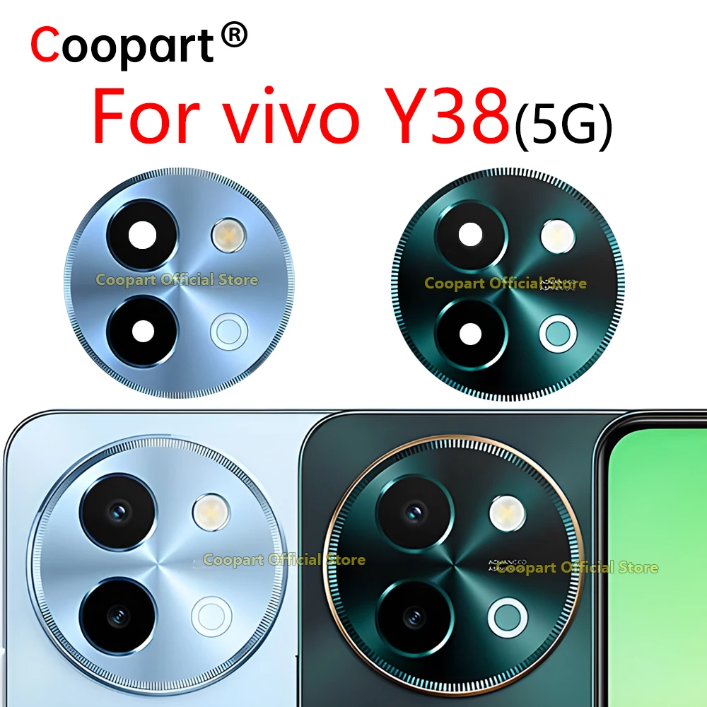 Стеклянная линза задней камеры для vivo Y38 5G, замена крышки камеры с клейкой наклейкой (art.: 3920cb2e281fd) - 3920cb2e281fd