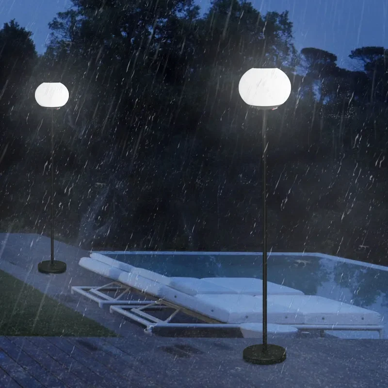 Наружные солнечные светильники для сада водонепроницаемые перезаряжаемые RGB