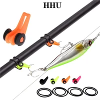 hhu luya bait hangerhooker fishing tackle accessories with silicone ring fishing accessories convenient hook
