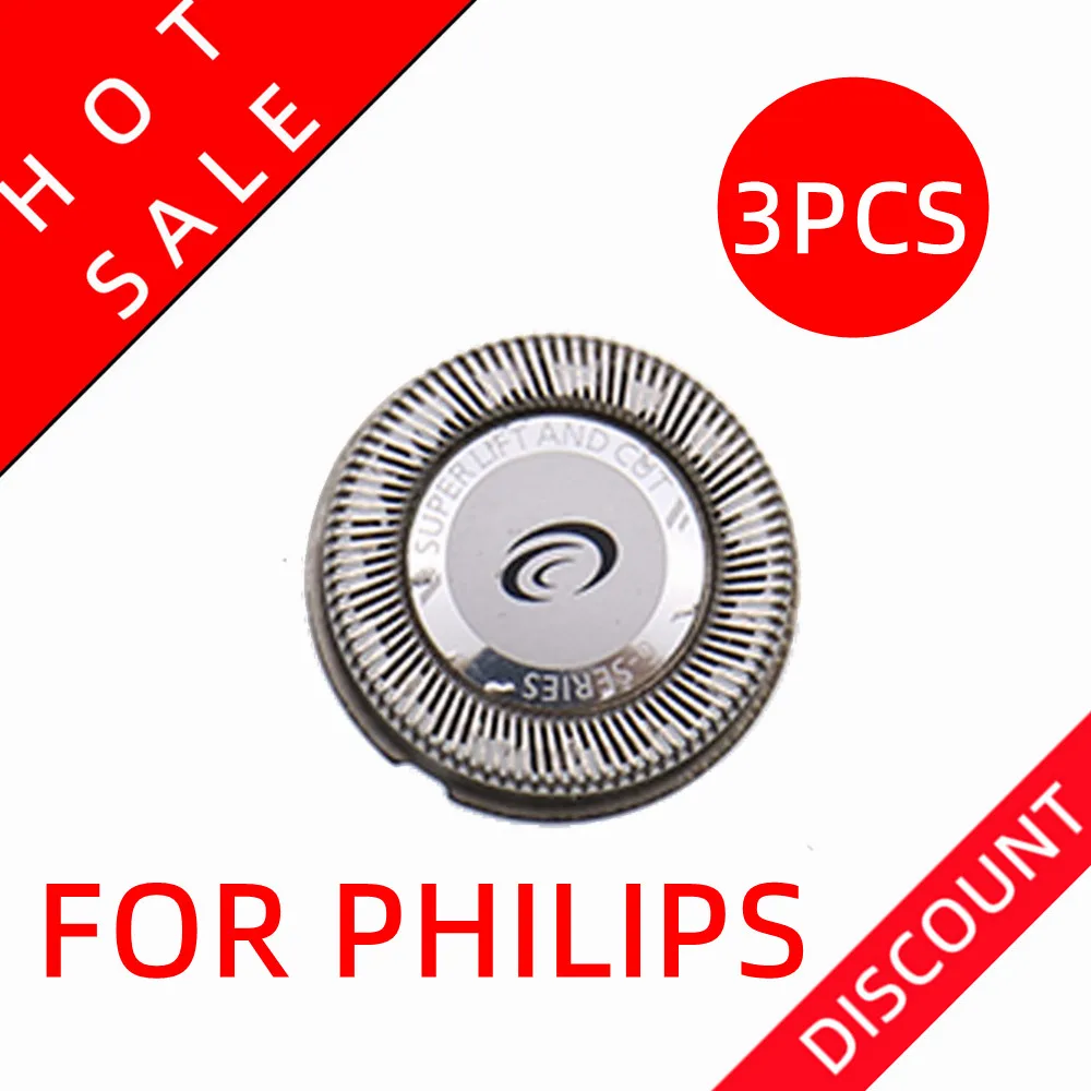 Сменная головка для бритвы Philips Norelco HQ156 HQ167 Cool Skin 5000/6000 HQ540 HQ560 HQ568 HQ586 HQ6730, 3 шт./лот