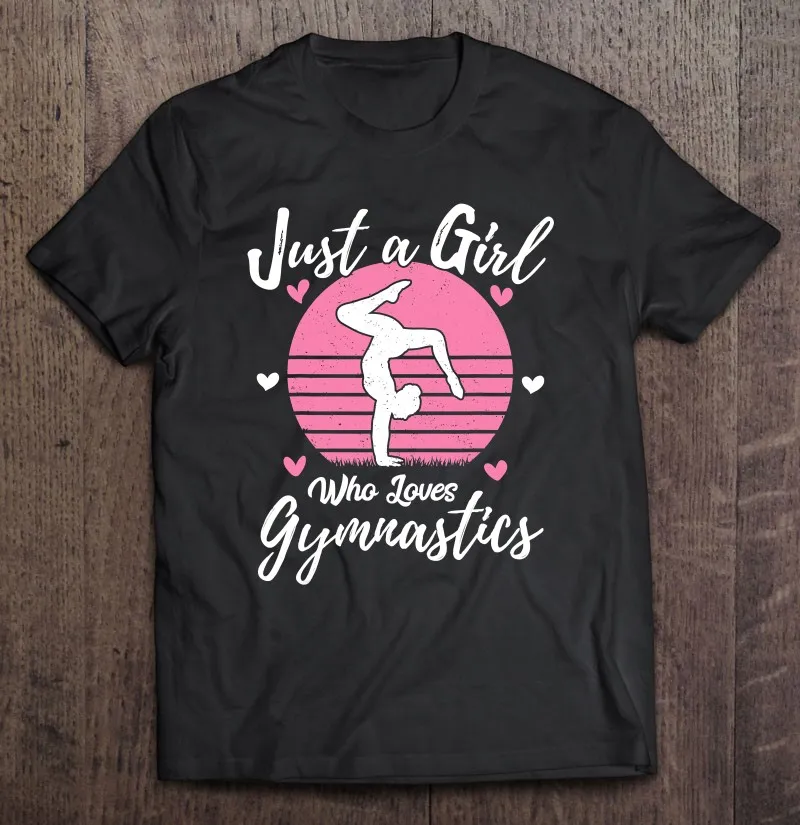 

Гимнастическая Спортивная футболка для влюбленных Только девушка, которая любит гимнастику, футболка большого размера, Черная мужская оде...