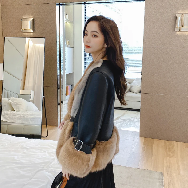 Fur Coat Women's Short Winter New Fox Fur Whole Mink Fur European Goods Wool Korean Style Jacket