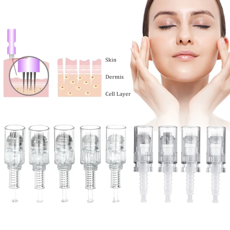 

BB Cream Glow Microneedle Micro Needling Cartridge Needle Exfoliate Shrink Pore Microneedle Starter Kit BeautyTool Supplies