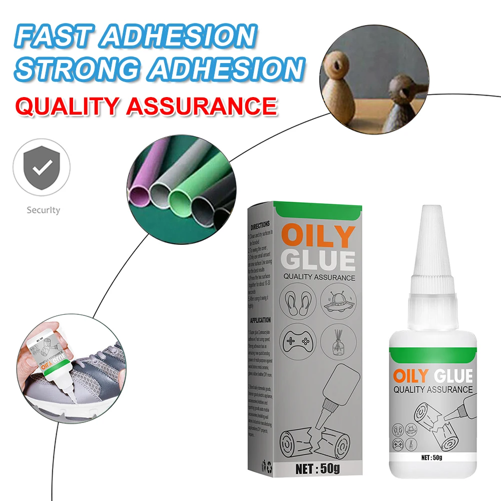 

50g Strong Welding Adhesive Multi-Functional Metal Plastic Wood Oily Glue Heat Resistant Waterproof Super Glue For Glass