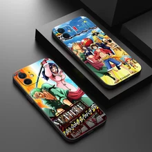 ONE PIECE Phone Case For Funda iPhone 13 12 11 Pro Max Mini X XR XS Max 6 6s 7 8 Plus Celular Silicone Cover Etui Carcasa Back
