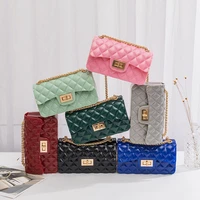 candy color mini crossbody bags for women 2021 fashion shoulder messenger bag ladies keys purses and handbags transparent bag