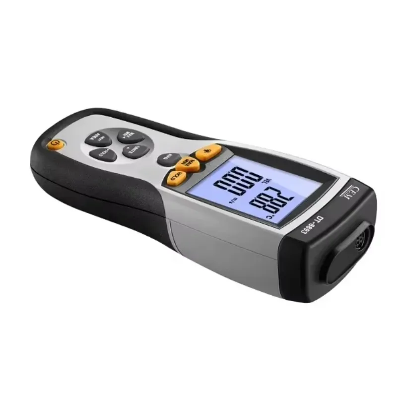 Фото Измеритель скорости и направления ветра DT-8893 CMM/CFM 0~30 м/с с функцией измерения температуры окружающей среды, цифровой анемометр №3