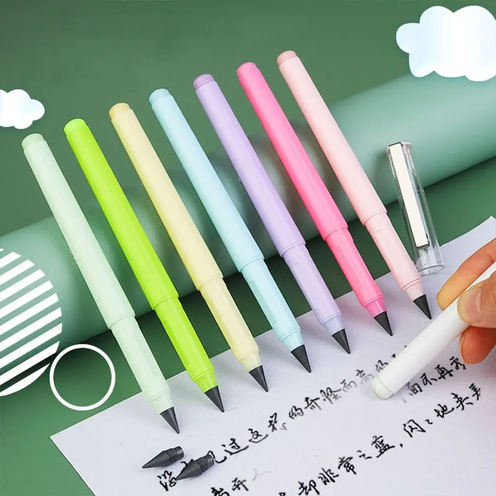 

to Sharpen Black Technology School Office Supplies Drawing Pencil No Ink Pencils HB Eternal Pencils Art Sketch Pencils