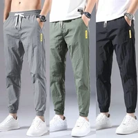 fitness pants casual sports fashion trouser man jean hip hop clothes tights mens joggers checked gym streetwear overol hombre