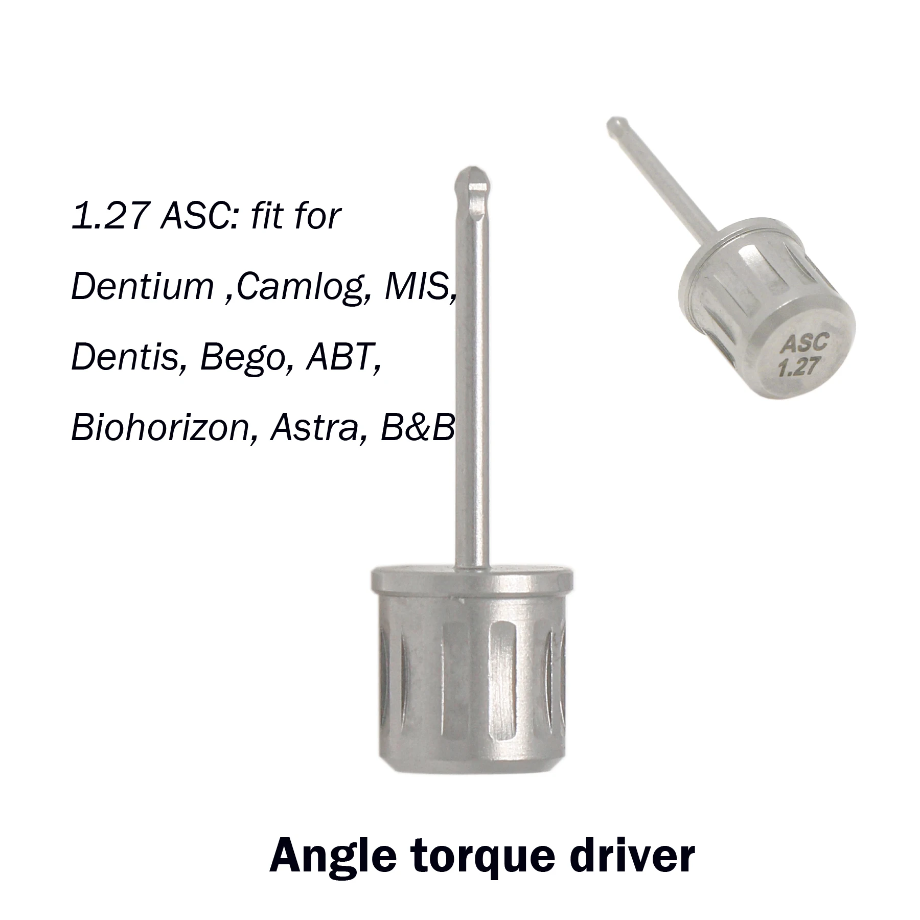 Угловая динамометрическая отвертка для имплантатов ASC подходит MIS Astra ABt Dentis BB 1 27