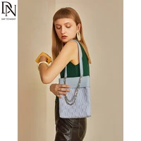 dn womens shoulder bags pearl chain underarm clutch handbags for women light lattice bubble 2022 new ladies fashion small purse