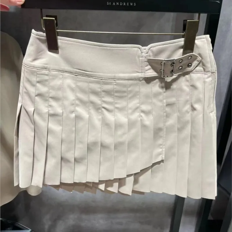 Golf women's skirts sports pleated skirts anti-glare summer slim slim skirts