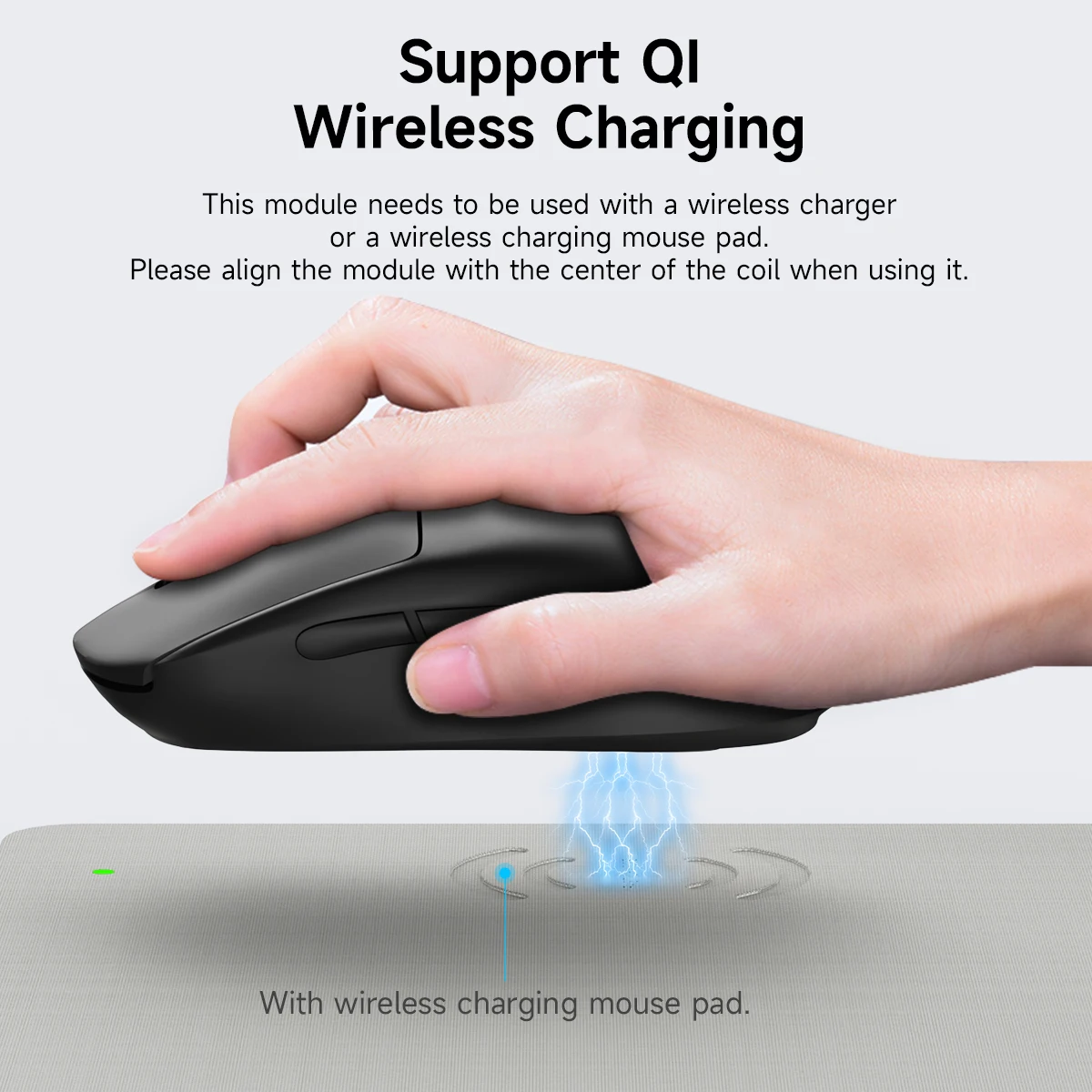 

Logitech Mouse Wireless Charging QI Module Base For Logitech G502 G403 G703 G903 G Pro X Shell GPW Wireless Mouse Accessories
