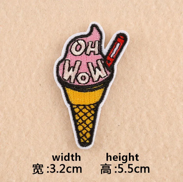 Новое поступление 10 шт. розовая лошадь да Oh Wow вышитая нашивка железная с мотивом